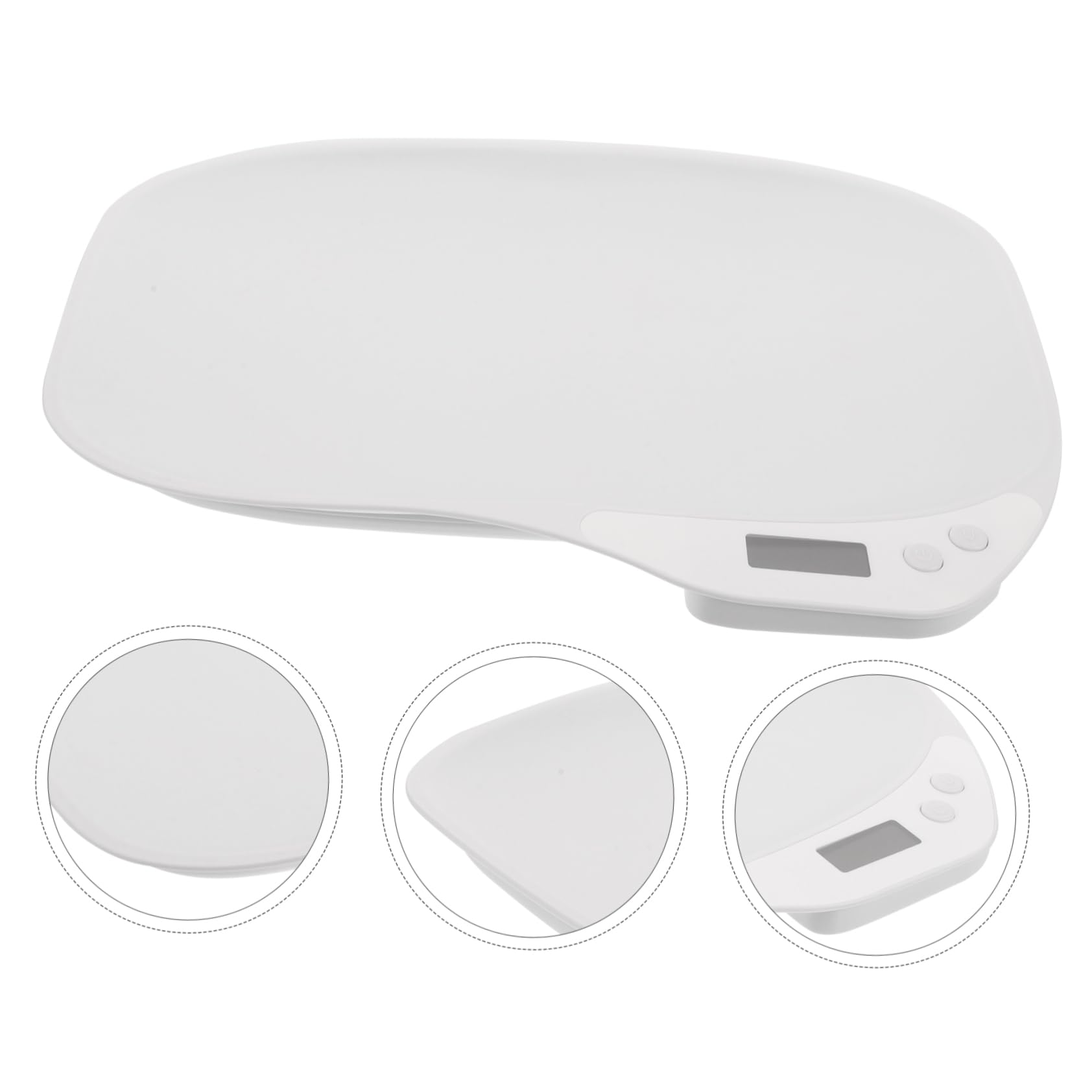 BESPORTBLE Balance Électronique pour Animaux de Compagnie Pèse-bébé Mini Précision Capteurs Haute Sensibilité Usage Domestique Chatons Chiots