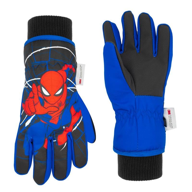 Marvel Spiderman Snow Gloves for Kids