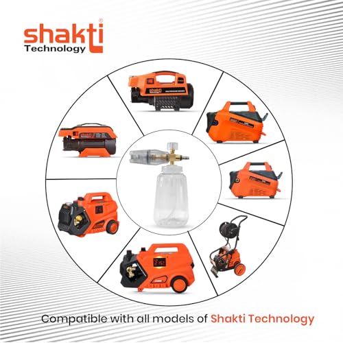Image of Shakti Technology DP-51 Foam Cannon for Pressure Washer, Heavy Duty Professional Foam Cannon Snow Lance, 1000PSI Foam Bottle