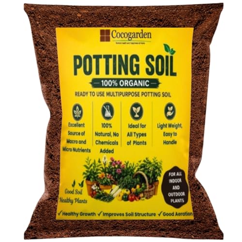 Cocogarden Organic Potting Soil Mix 2kg | Ready-to-Use Enriched G...