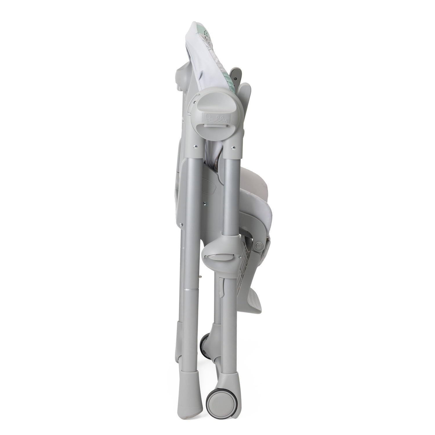 Chicco Polly Easy Seggiolone Pappa Evolutivo per Bambini da 6 Mesi a 3 Anni (15 kg), Seggiolone Reclinabile a Sdraietta con Altezza e Poggiapiedi Regolabili, 4 Ruote, Chiusura Compatta, Landscape