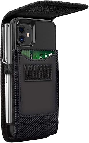 Funda de teléfono con tapa para celular IRIS Connect, funda para cinturón con clip, funda de soporte para bolsa de transporte para celular IRIS