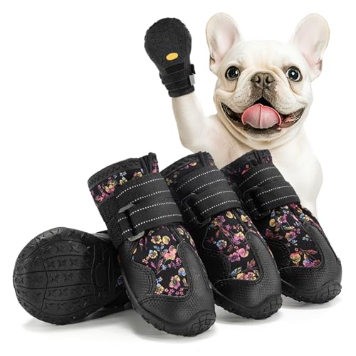 Dog-Shoes-for-Medium-Dogs-Large-Dog-Boots-for-Winter-Snow-Hot-Pavement-Dog-Booties-Paw-Protectors-Size-5 Dog Shoes for Medium Dogs Large Dog Boots for Winter Snow Hot Pavement Dog Booties Paw Protectors Size 5