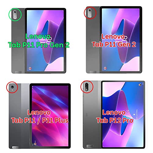 ebestStar - for Lenovo Tab P11 Pro Case Gen2, Smart Cover Magnetic Flip Protection, PU Leather, Black - Image 2