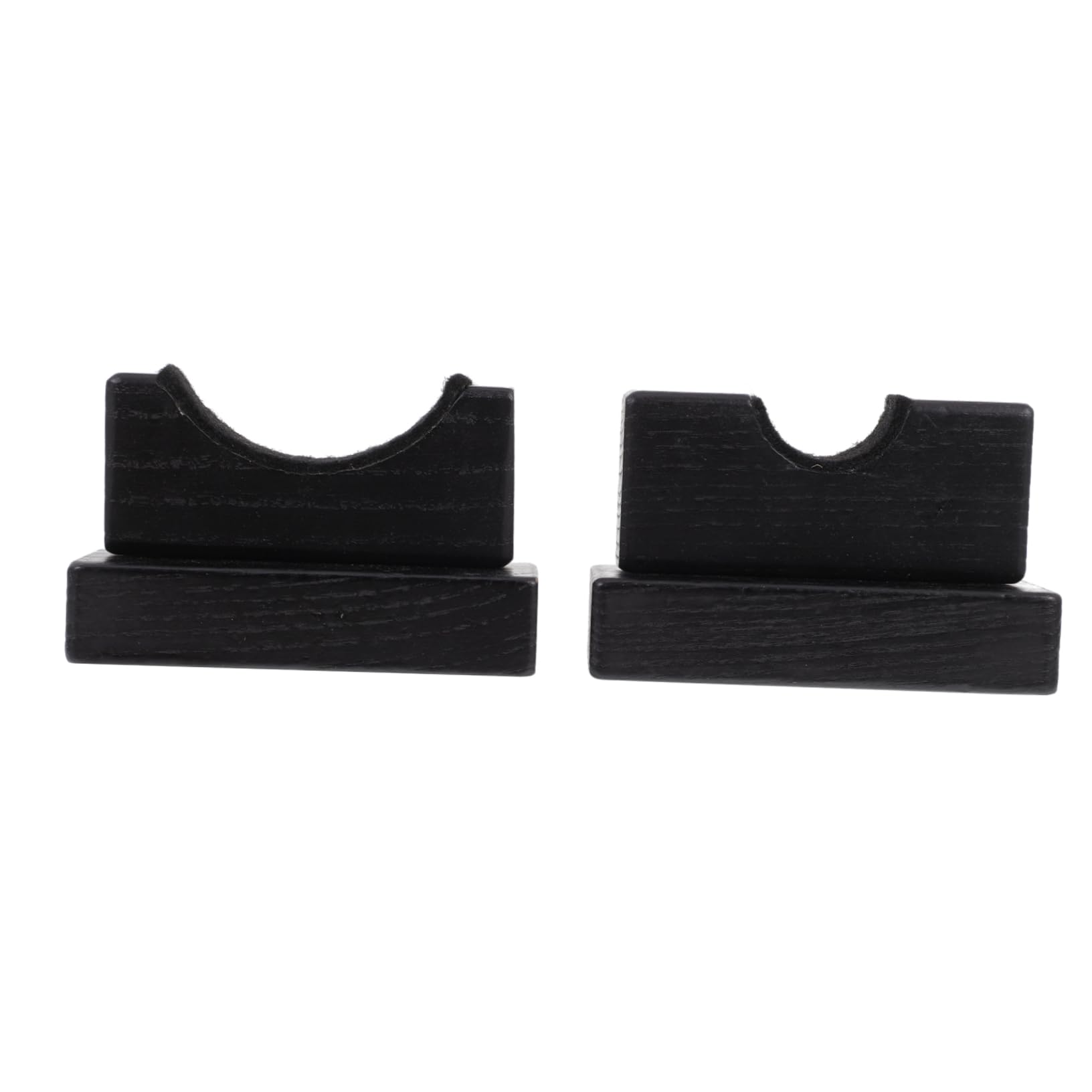 TOBBOMEY 2pcs Wooden Baseball Bat Display Mounts for Wall Bat Storage Rack Holder