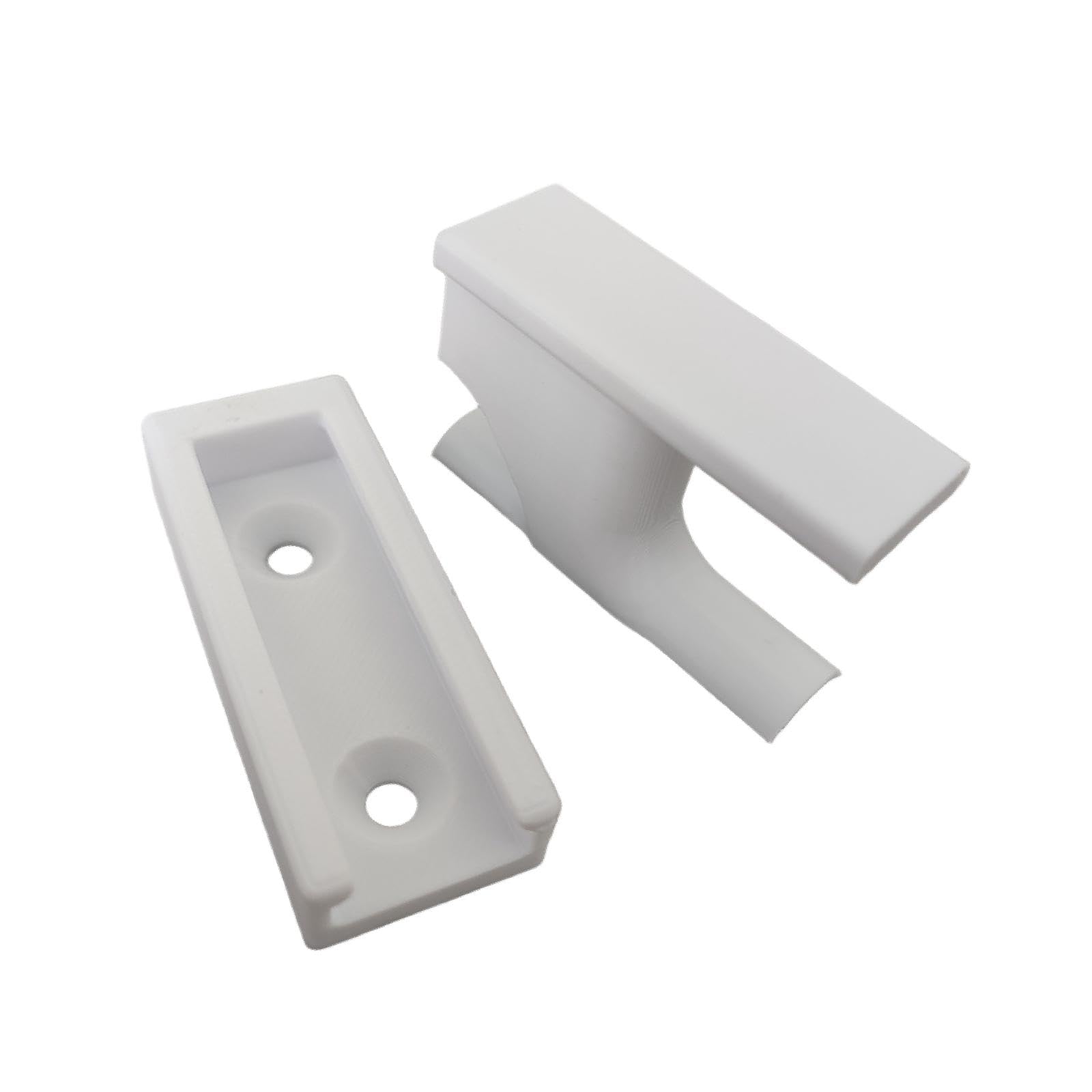 kowaku Fishing Rod Holder Wall Mount Fishes Tackle Tool Rod Supptor Gift Organizer Fishing Pole Rack for Garage Barn Household Home, White