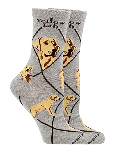 Yellow Lab Socks for Women Gift for Dog Lovers