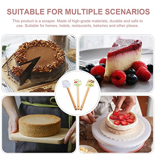 Ultechnovo 1S151753R213SR Silicone Spatula Dough Scraper 3Pcs Silicone Spoon Spatula thumb #2