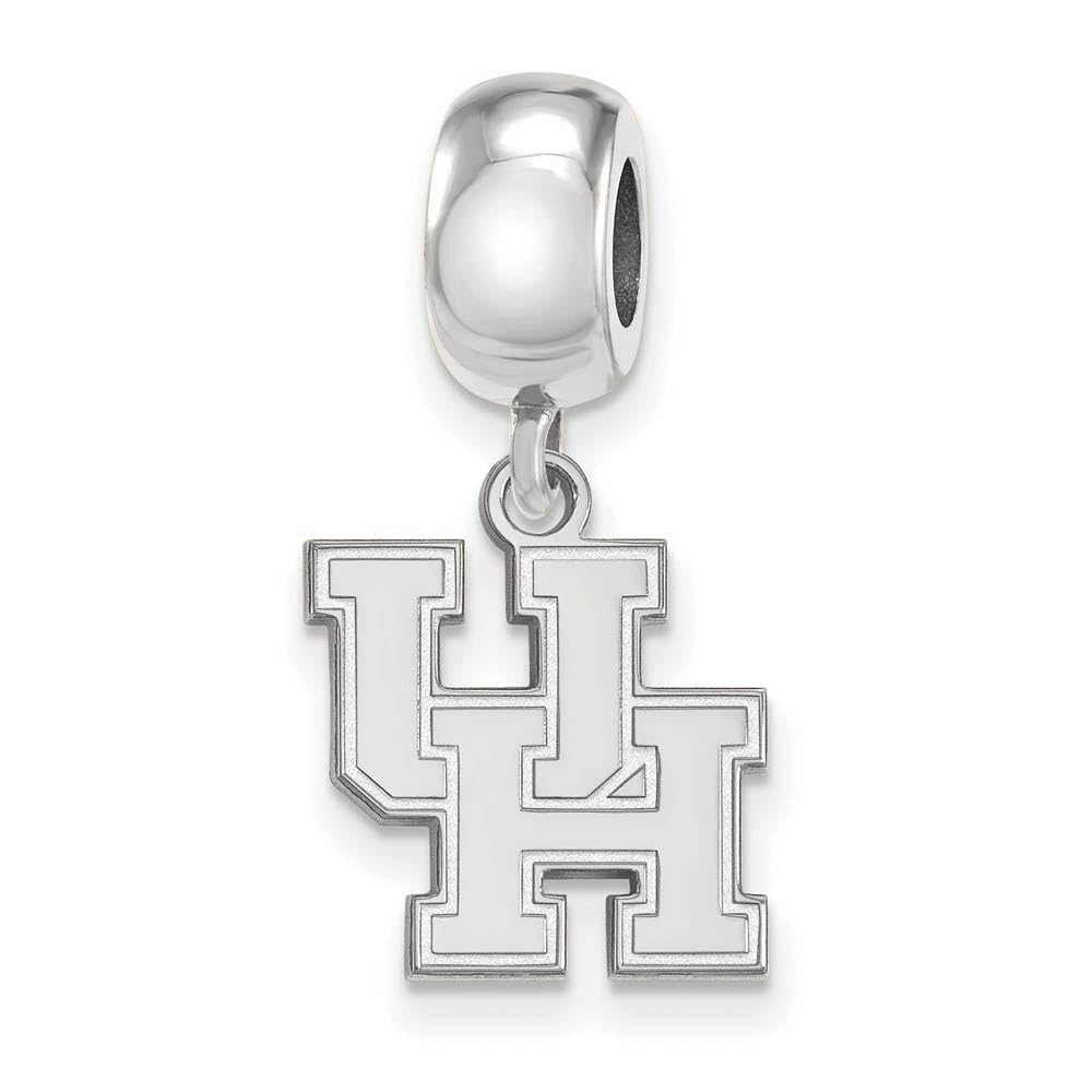 LogoArt Sterling Silver University of Houston Small Dangle Bead Charm