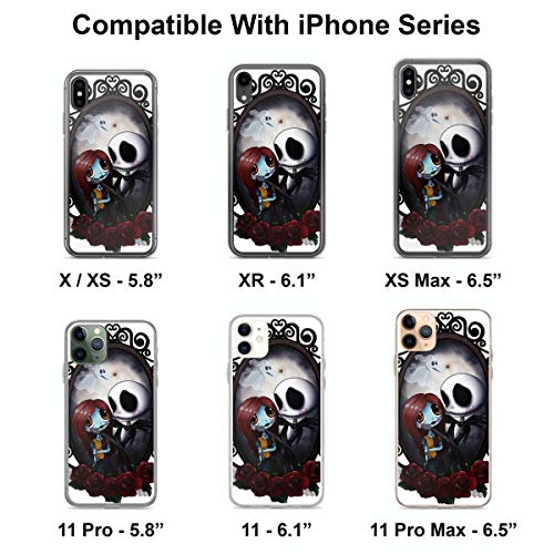 Jack And Sally Phone Case Compatible With Iphone 12 11 X Xs Xr 8 7 6 6S Plus Pro Max Samsung Galaxy Note S9 S10 S20 Ultra Plus #TOP3