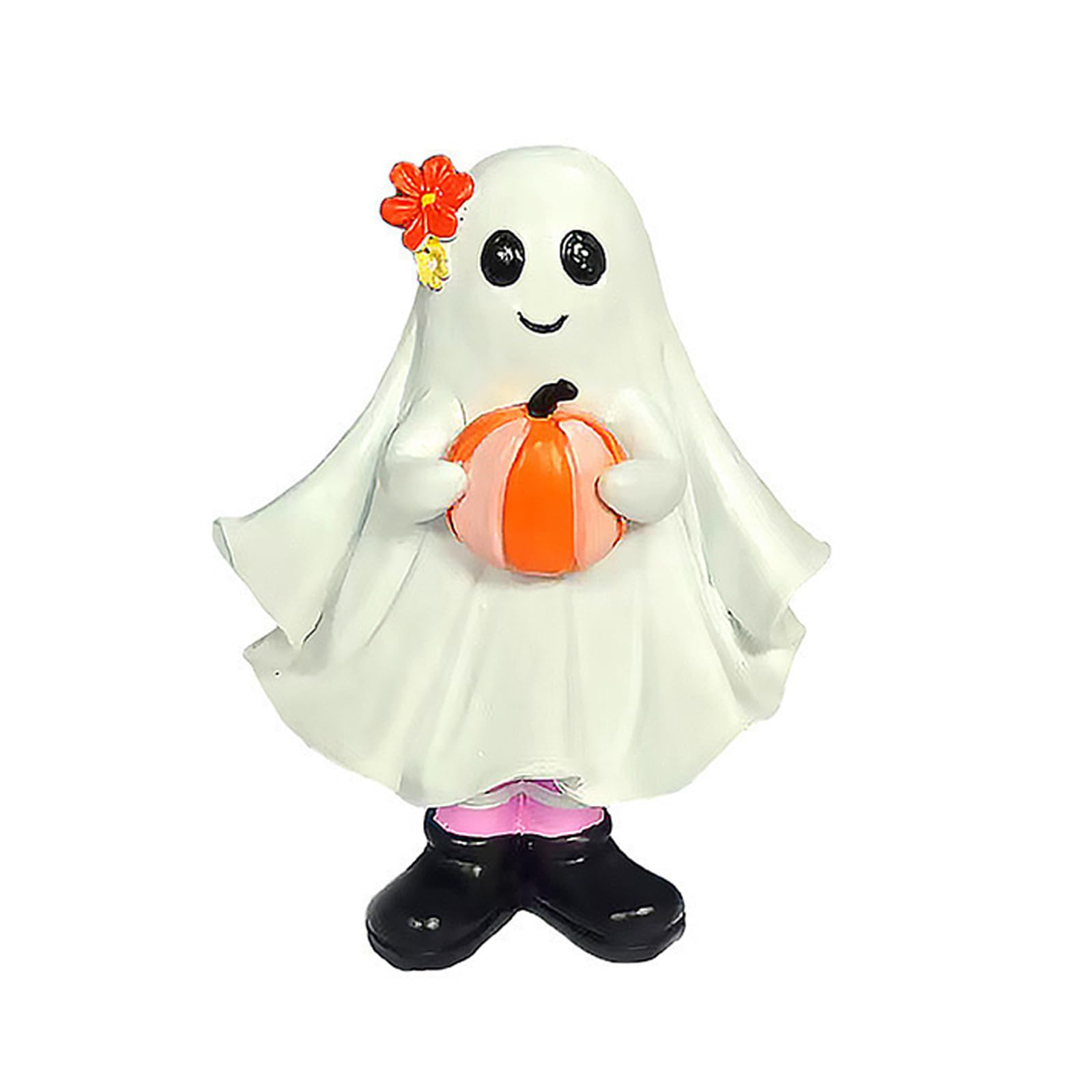 Hsioluted Halloween Resin Statue, Finger Spirit Figurine for Party, Anniversary, Wedding Centerpiece Desktop Decoration Portable Party Decoration Ornament for
