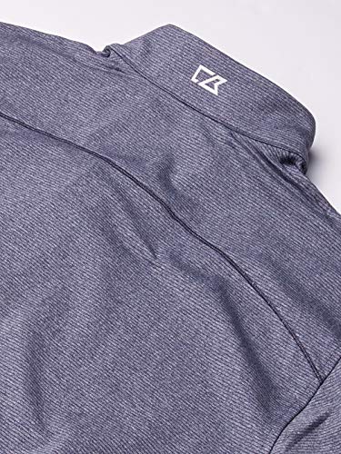 Cutter & Buck Men's Soft, Performance, Subtle Stripe Shoreline Half-Zip Pullover2