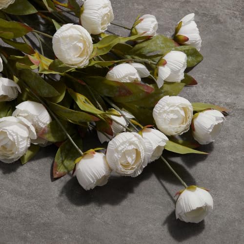 InnoGear 6 Pcs 27.36" Faux Peonies Artificial Flowers - image 3