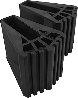LQ Industrial 2PCS Telescopic Ladders Multifunctional Rubber Anti Slip Cushion Black Crossbar Foot Cover Building Supplies