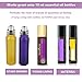 Essential Oil Roller Fitments,Roller Tops for Essential Oil Bottles,10 Pack (Metal Opener Included),Fits Directly onto 5/10/15/20/30 ml Bottles,Stainless Steel Roller Balls,Leak Proof,Diameter:1.0 cm