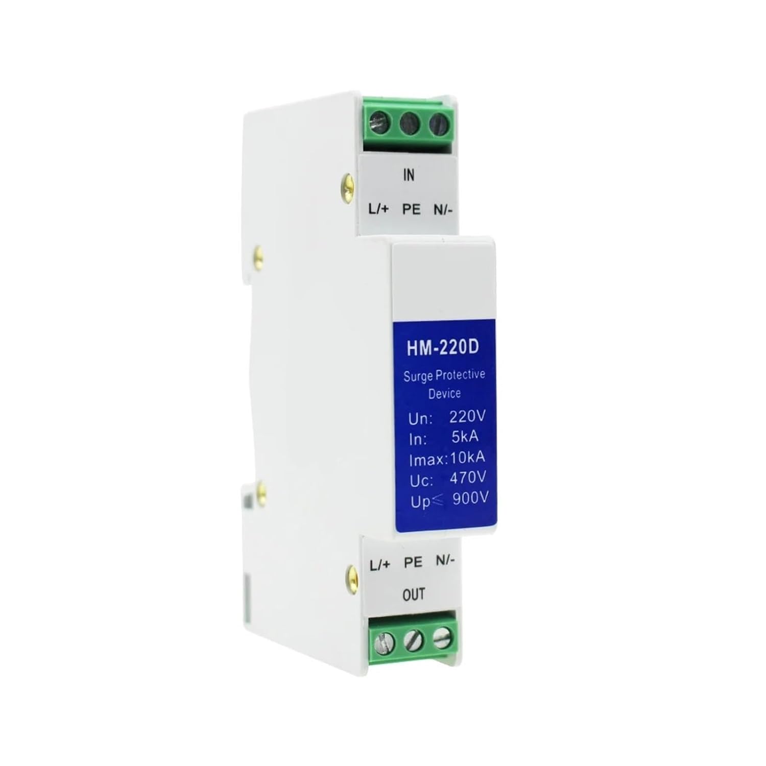 Din Rail 12V 24V 48V 220V AC/DC Power Supply Lightning Surge Protector Arrester Surge Protective Device, Accessories