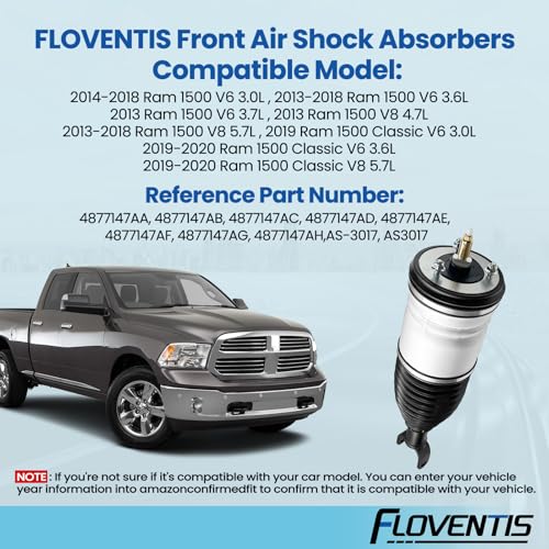 FLOVENTIS Air Suspension Shock Absorber for Ram 1500 Pickups 1S3092 by FLOVENTIS - Used condition - Image 6