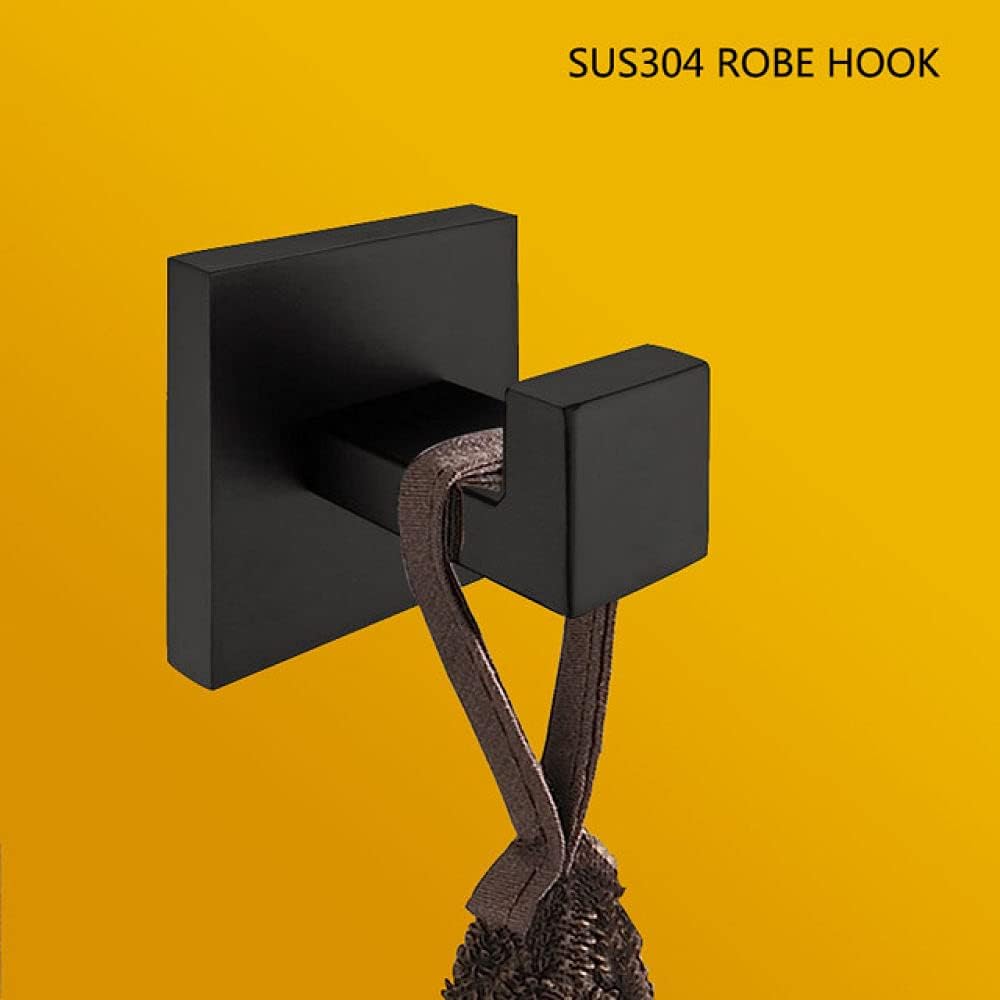 Matte Bathroom Accessories - Heavy-Duty Towel Rack, Toilet Brush, Toothbrush, Robe Hook - Rust-Resistant Wall-Mounted Hardware(Soap Dish)