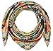 corciova 35" Large Women's Satin Square Silk Feeling Hair Scarf Wrap Headscarf 35" x 35" Golden Totems Pattern
