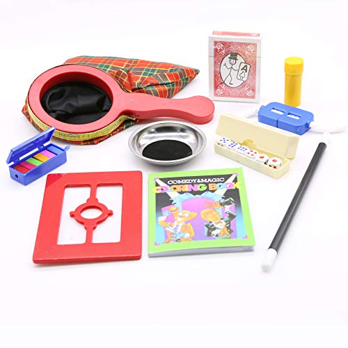 kingmagic Magic Set Close Up Magic Tricks for Kids with Instruction and Tutorial (Include 35 Pieces Tricks)