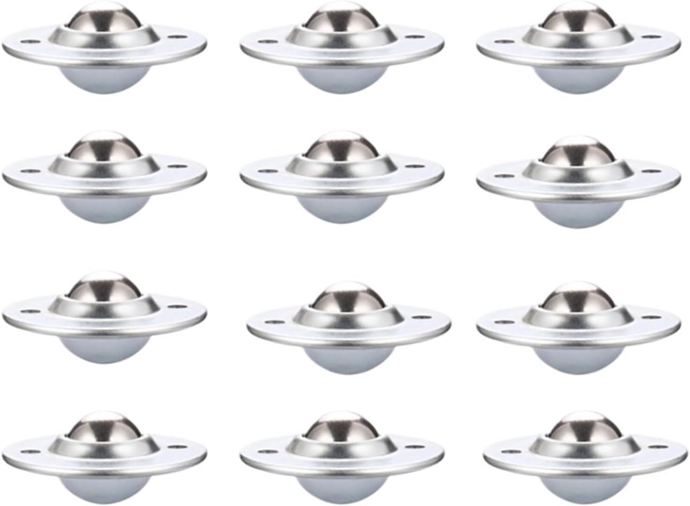 1PCS CY-19B Universal Ball Bearing Bull Eye Wheel Stainless Steel Nylon Ball Universal Ball Ball(Stainless Steel)