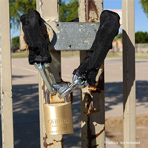 Abus Hardened Steel 10Ks 6 Foot X 3/8" Thick Square Security Chain For Bikes, Containers, Trailers, Atv's, Motorcycles And Personal/Industrial Property #TOP5