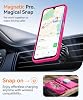 Funda CANSHN para Samsung Galaxy A16-5G [protección completa de cámara] [compatible con Magsafe] trasera translúcida mate, rosa intenso 8