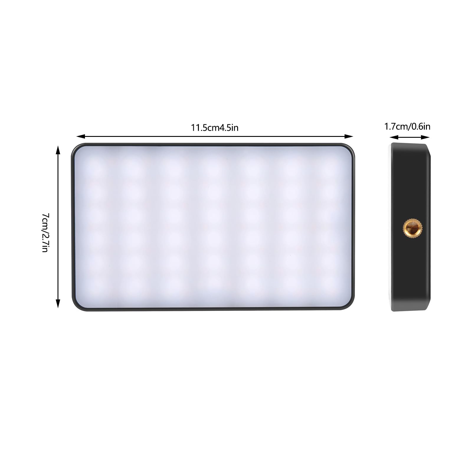 Angoli regolabili Ricaricabile Luce Della Macchina Fotografica A LED Portatile Portatile Luce per Live Streaming Video Luce di Riempimento LED