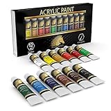 MyArtscape Acrylic Paint Set - 12 x 12ml Tubes - Lightfast - Heavy Body