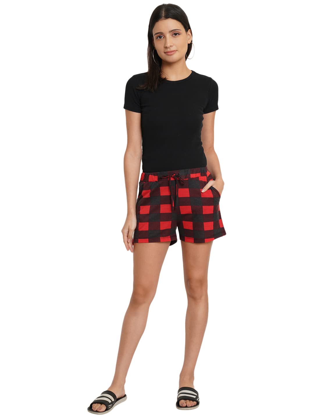 9 impression Women Printed Regular Shorts-picture-46