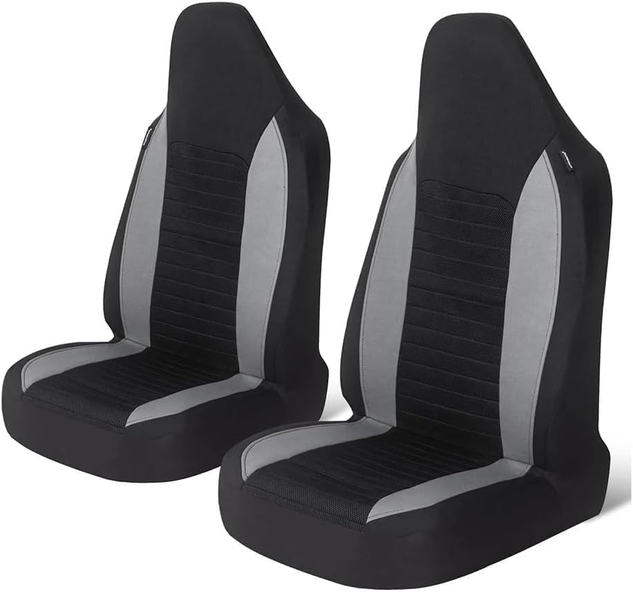 LCJAN Auto Vordersitzbezüge für Skoda Elroq | Enyaq | Enyaq Coupe | Fabia | Kamiq | Karoq | Kodiaq | Octavia | Scala | Superb, Komfortabel Atmungsaktiv Schonbezüge Sitzbezüge Auto Innenraum Zubehör
