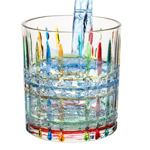 Taza de vidrio para café, taza de café de vidrio, taza reutilizable, decoración estética de escritorio, recipiente de agua para té, refrescos, bebidas, cerveza, cóctel, whisky