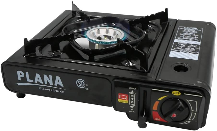 PLANA Butane Gas Stove, Sliver, One Size