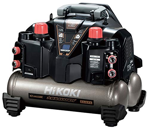 HiKOKI(ハイコーキ) 釘打機用エアコンプレッサ タンク容量8L タンク内圧45気圧 高圧専用 セキュリティ機能なし EC1245H3(S)