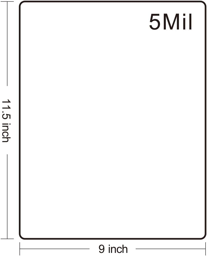 Up To 60% OFF KTRIO Laminating Sheets, Hold 8.5 x 11 Inch Sheet 200 Pack, Laminating Pouches 5 Mil Clear Thermal Laminating Pouches 9 x 11.5 Inch Lamination Sheet Paper for Laminator, Round Corner Letter Size Up To 60% OFF KTRIO Laminating Sheets, Hold 8.5 x 11 Inch Sheet 200 Pack, Laminating Pouches 5 Mil Clear Thermal Laminating Pouches 9 x 11.5 Inch Lamination Sheet Paper for Laminator, Round Corner Letter Size