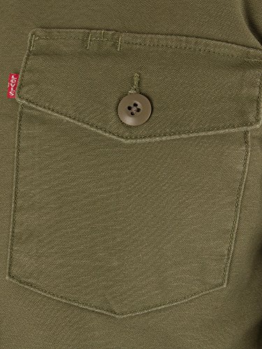 Levi's Military Sherpa Shacket Olive Night, Giacca...