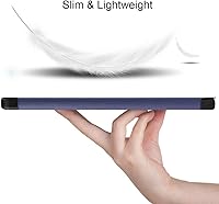 Vista 4 de Custer - Carcasa rígida de poliuretano ultrafino para Kobo Nia 2020, color negro