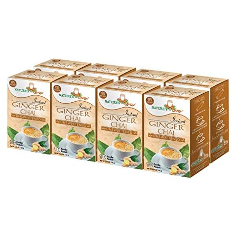 Nature's Guru Instant Ginger Chai Tea Drink Mix Cover