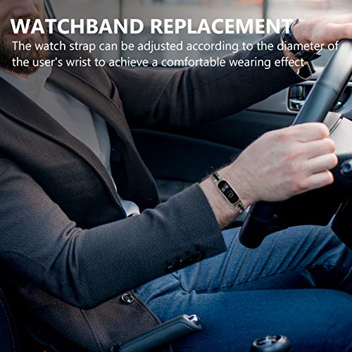 ULTECHNOVO Armação de Metal Protetor de Metal Pulseira de Relógio de Aço Inoxidável Relógio Banda St