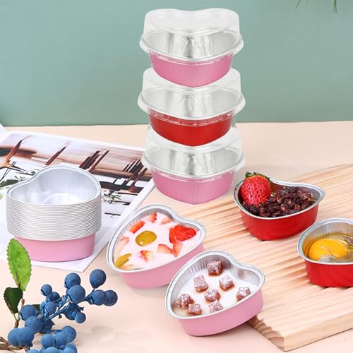 50PCS-Heart-Shaped-Cake-Pans-with-Lids-35oz100ml-Valentines-Day-Mini-Heart-Cake-Pan-Aluminum-Cake-Pans-Reusable-Foil-Cake-Pan-for-Mothers-Day-Weddings-and-Birthdays-25Pcs-Pink25Pcs-Red