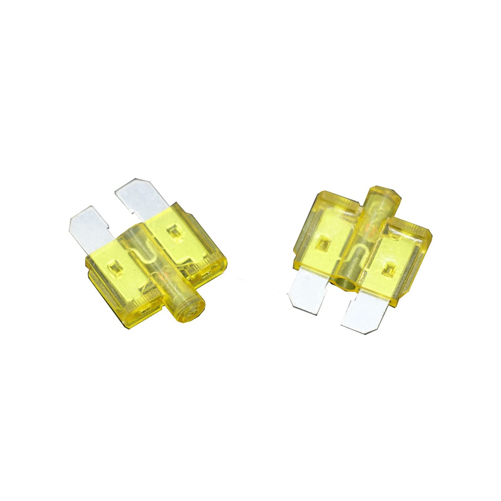 FUDGIO Fusibile 10PCS 20A Inserti for fusibili Automatici di Medie Dimensioni Compresse for assicurazione Auto Fusibile Medio con Fusibile for Auto con Lampada