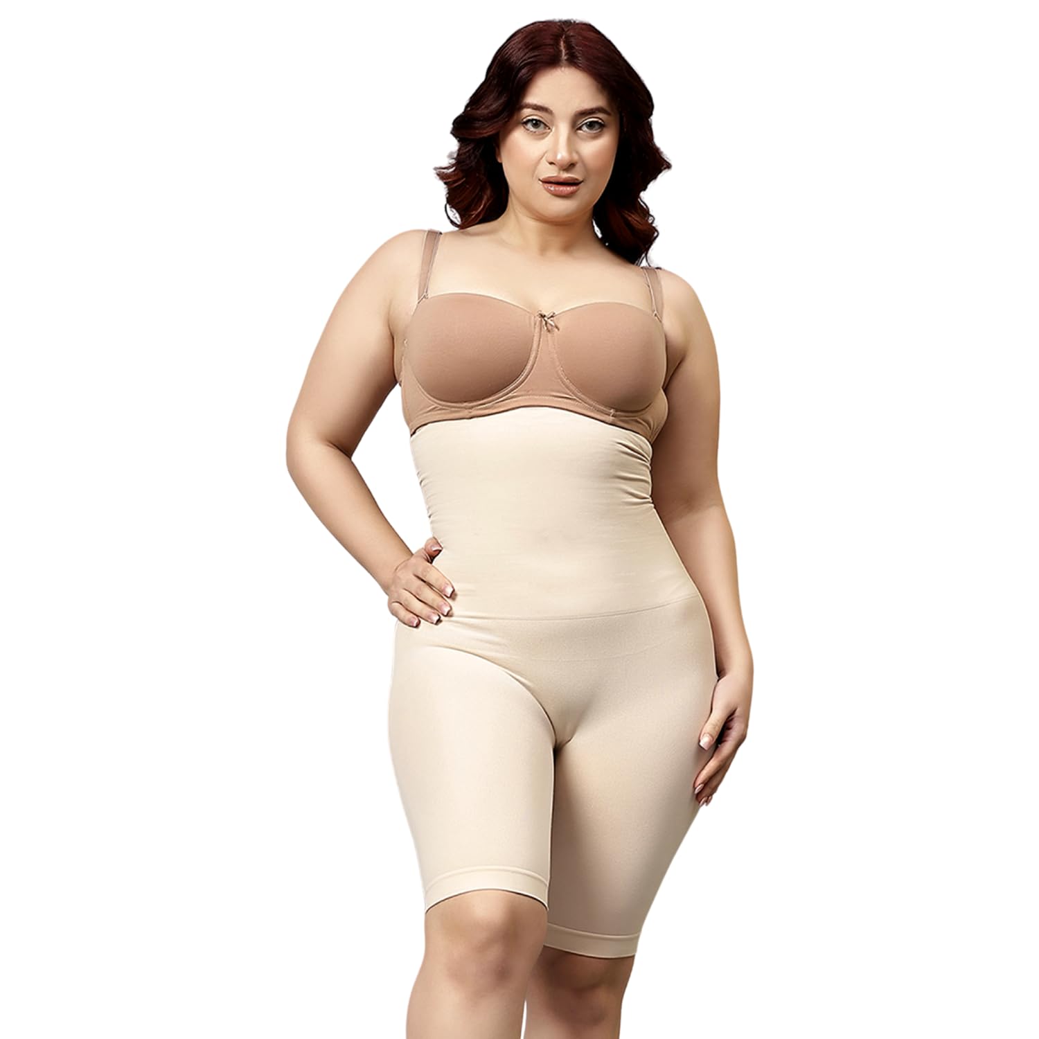 High Waist Shapewear for Women, Body Shaper Shorts with Silicone Grip, No Steel Bones Slimming Panties, Seamless Design Tummy Control Tucker