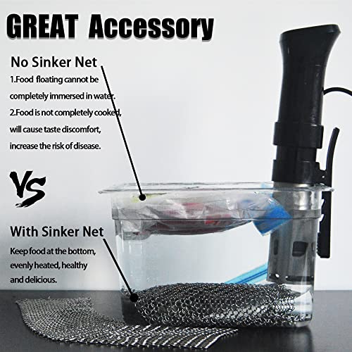 Sous Vide Weights 1LB,Food Grade 316 Stainless Steel Sinker Weight Net by Daarcin - Used condition - Image 2