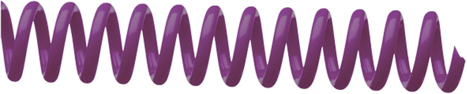 Spiral Coil Binding Spines 8mm x 305mm (5/16 x 12-inch) 4:1 [pk of 100] Color: Violet (PMS 2593 C) Purple