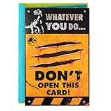 Hallmark Jurassic World Birthday Card with Sound (Pop Up T-Rex) for Kids, Dads, Friends, Family