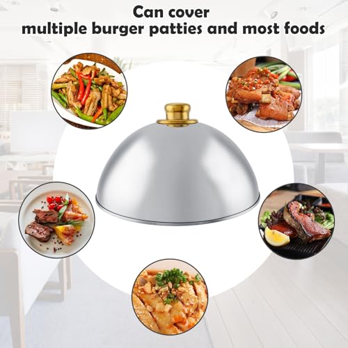 Serlium SERLIUM2WZ0ED917R-01 Stainless Steel Food Cover, Dome Plate Covers To Keep Food Warm thumb #2