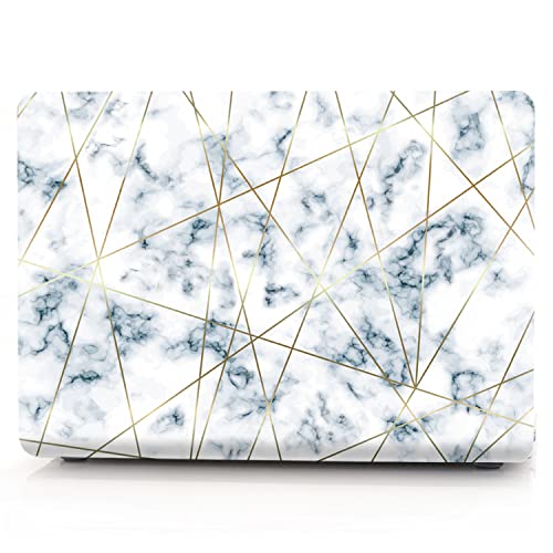 Coque MacBook Air 13 A1466 marbre géométrique rigide housse clavier PC