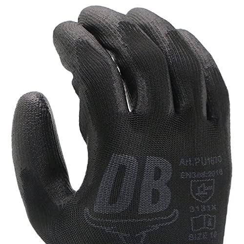 Durabull Protective Work Gloves.12 Pack. PU Coated. CE Grade Multi Purpose Gloves. Safety Working Gloves for Construction Gardening - Image 3