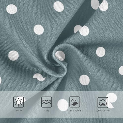 ODAWA White Polka Dots Blue Little Boy Boxer Briefs Boys Cotton Underwear Toddler Boxer Briefs 5t3