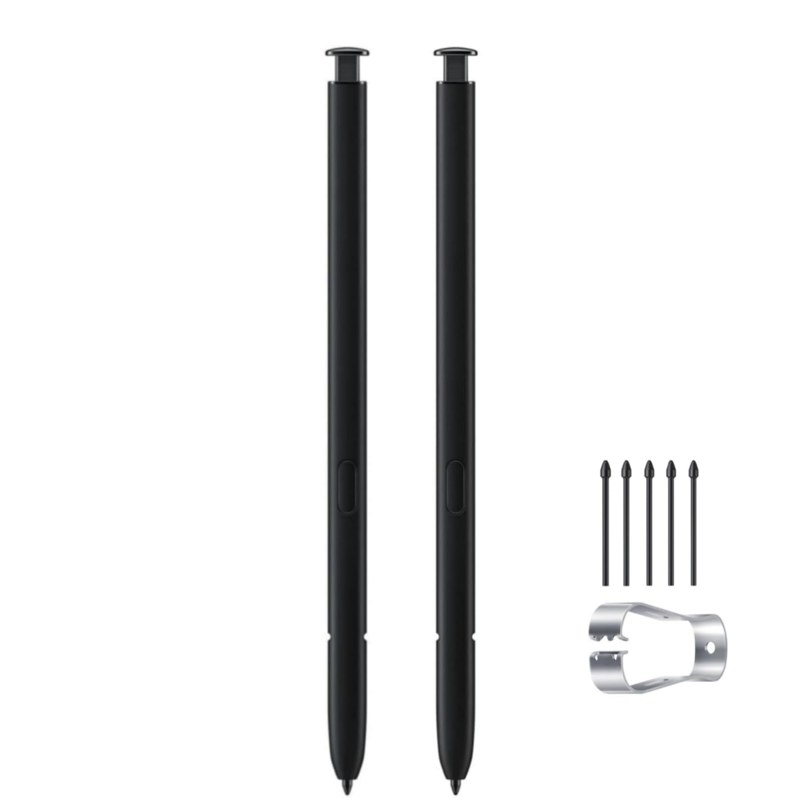 Photo 1 of 2PCS Galaxy S23 Ultra S Pen (Without Bluetooth) Replacement Compatible Galaxy S23 Ultra Stylus Pen + Replacement Tips/Nibs (Black)
